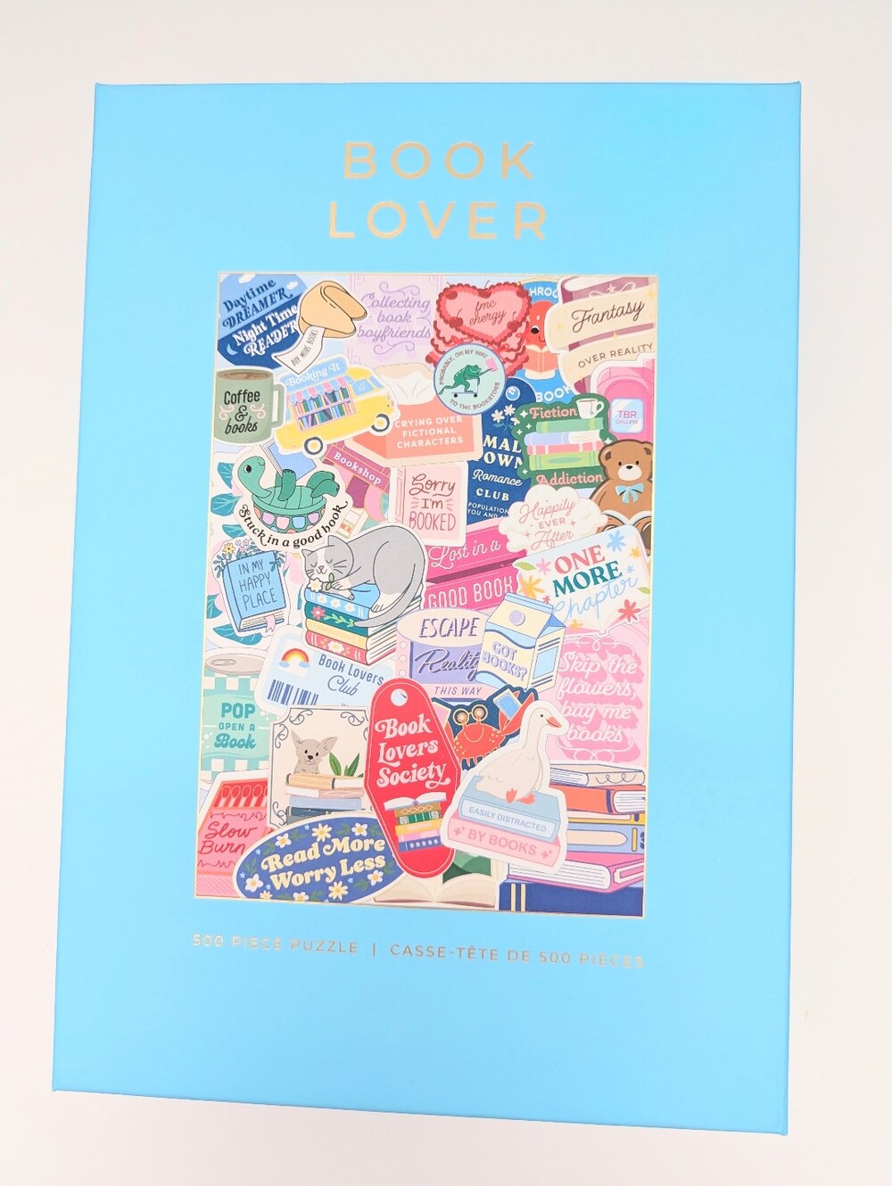 NEW IN BOX Hobbry "Book Lover" 500-Piece Puzzle